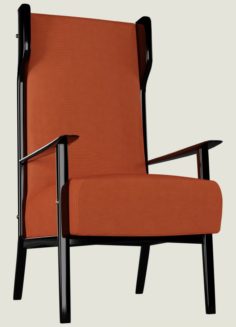 Corduroy armchair 3D Model
