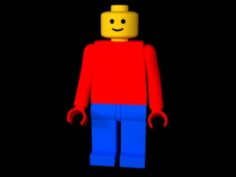 Lego Human Free 3D Model