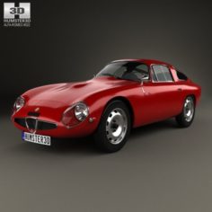 Alfa Romeo Giulia TZ 105 1963 3D Model