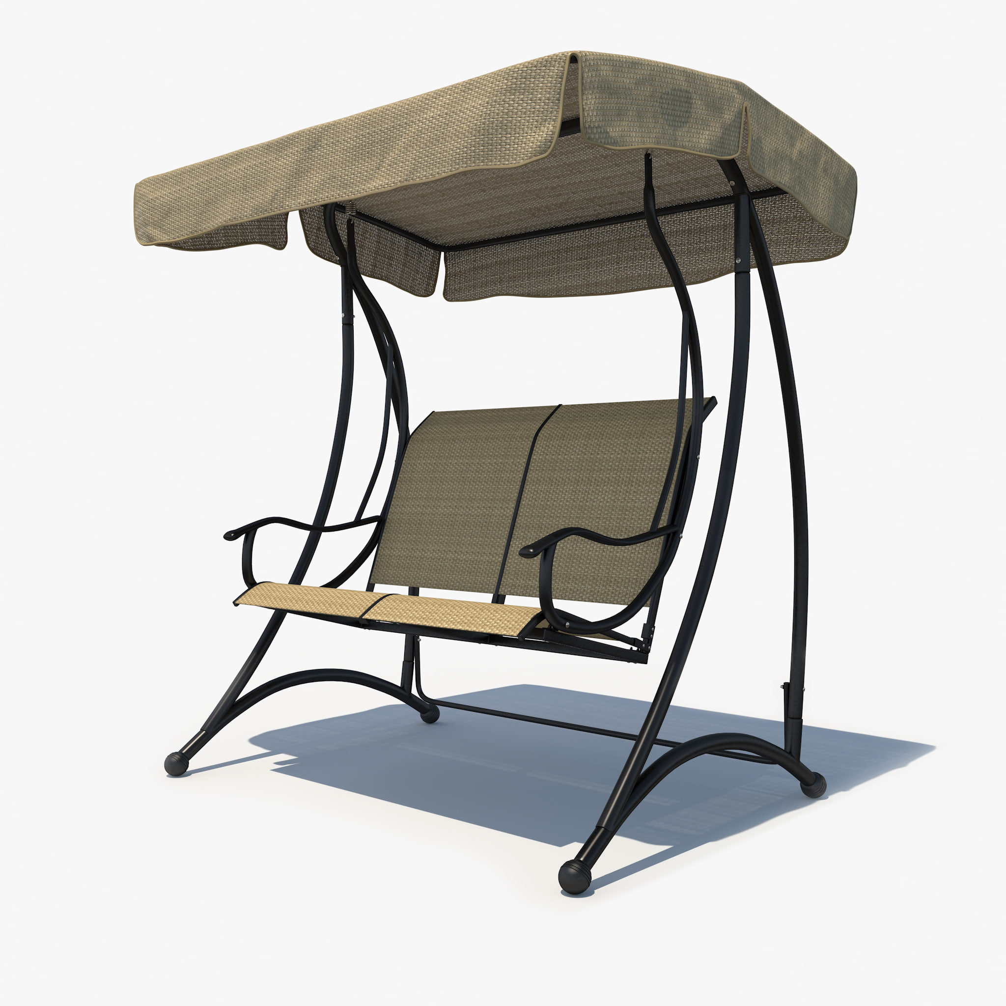 Garden Swing 002 3D model 3D Model