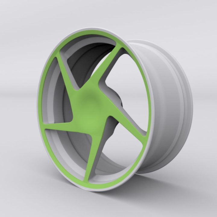 wheel (rim) PR0004 3D Model
