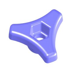 M5 knob Handle Button Door Furniture DIY star 3D Print Model