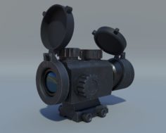 Gun barrel 3D Model