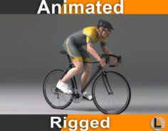Cyclist 3D Model