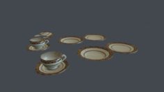 Tea-set 3D Model