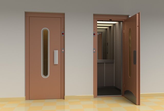European vintage elevator 3D Model