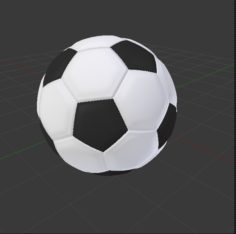3D football or soccer ball 3D Model