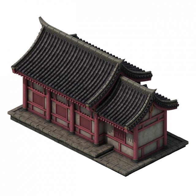 City Building – Small House 044 3D Model