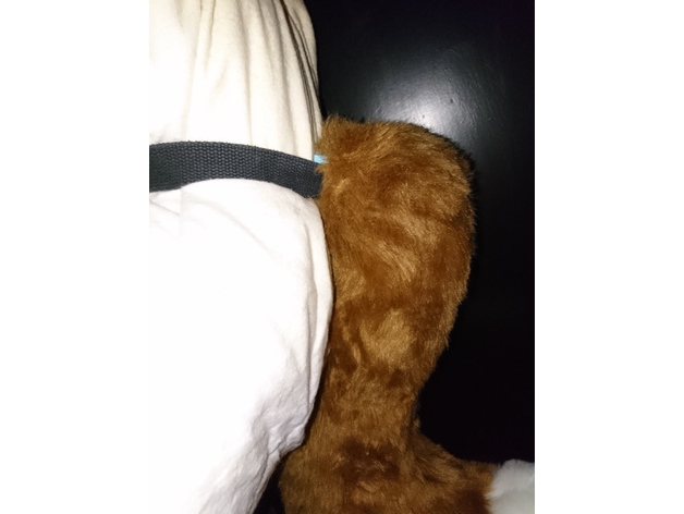 furry tail belt attachment  3D Print Model