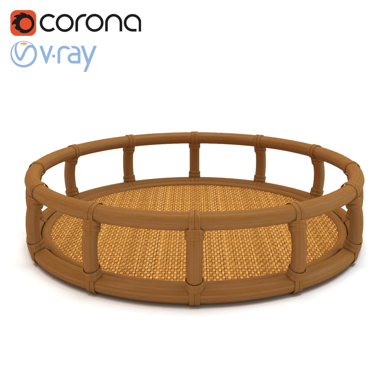 Saoirse Tray Round 3D Model