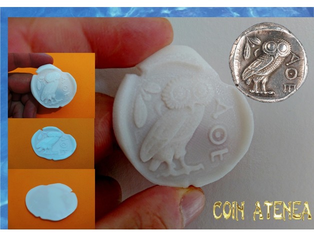 coin atenea  3D Print Model