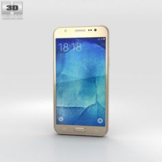 Samsung Galaxy J5 Gold 3D Model