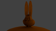 Chocolate Bunny Free 3D Model