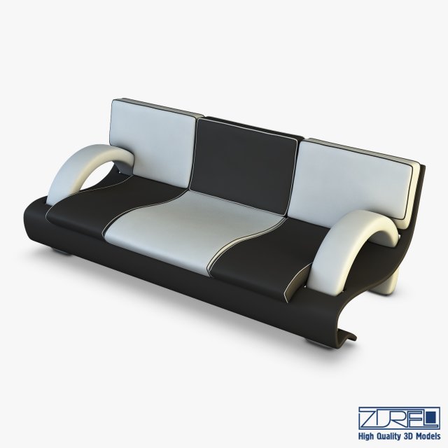 Chess Sofa 3D Model