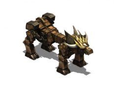 Organ tools – wood leopard 3D Model