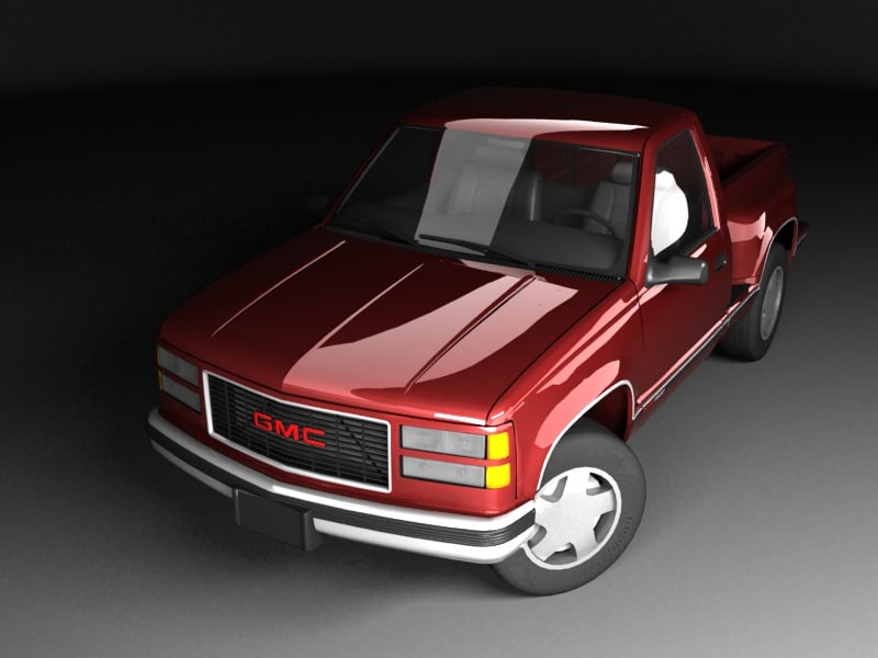 1992 GMC C/K Sportside 3D model 3D Model