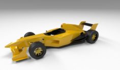 Formula One Lowpoly 3D Model