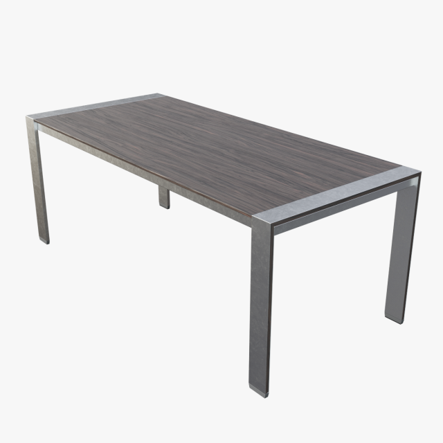 Modern Dining Table 02 3D Model