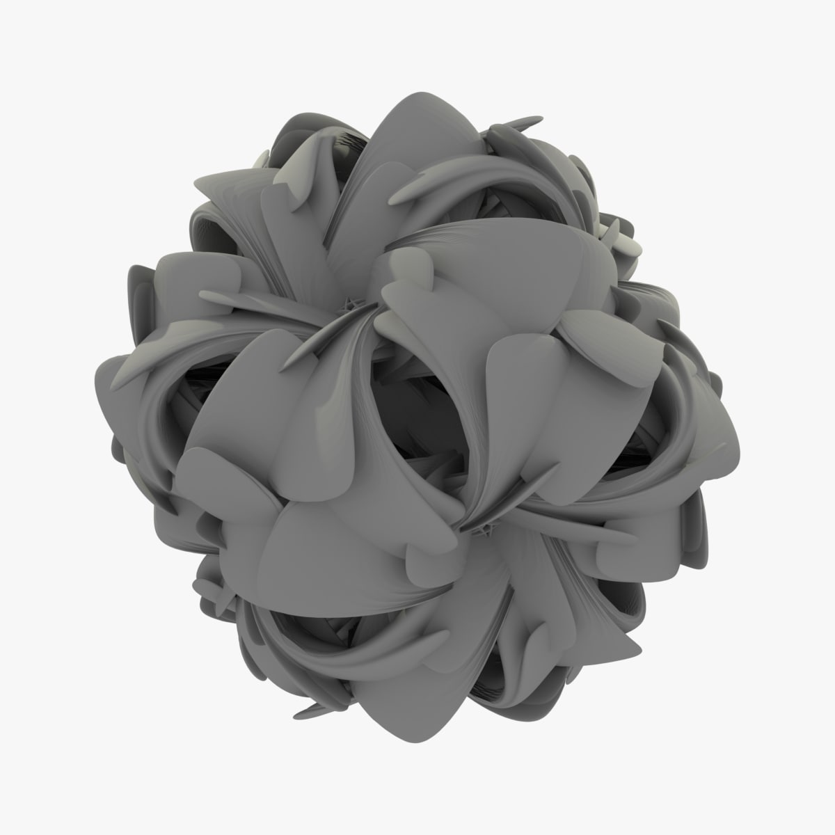 Abstract Sculpture: Tongues 3D Model