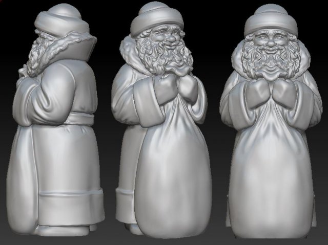 Ded Moroz Russian Santa Claus 3D Model
