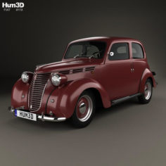 Fiat 1100 B 1949 3D Model