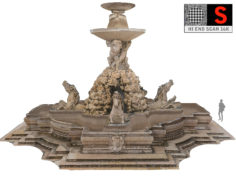 3D Salzburg  Fountain 3D Model