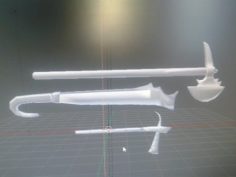 Medival weapons Free 3D Model