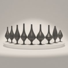 EspressoVol2 Antique Vases 3D model 3D Model
