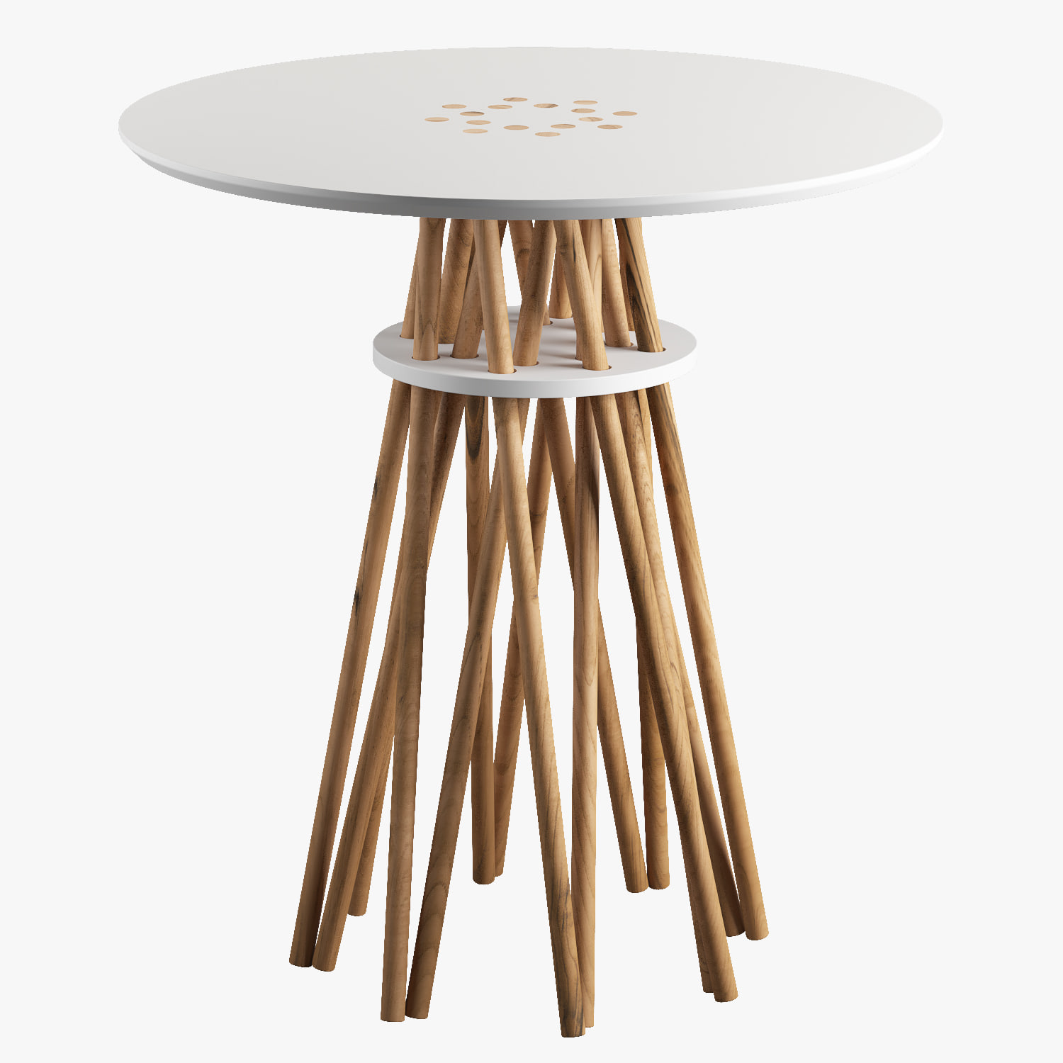 Side tables x 5 3D model Free 3D Model