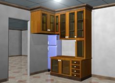 Furniture corner cabinets 3D Model