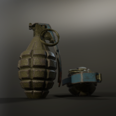 Grenade Mk2 3D Model