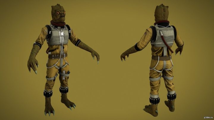 Bossk 3D Model