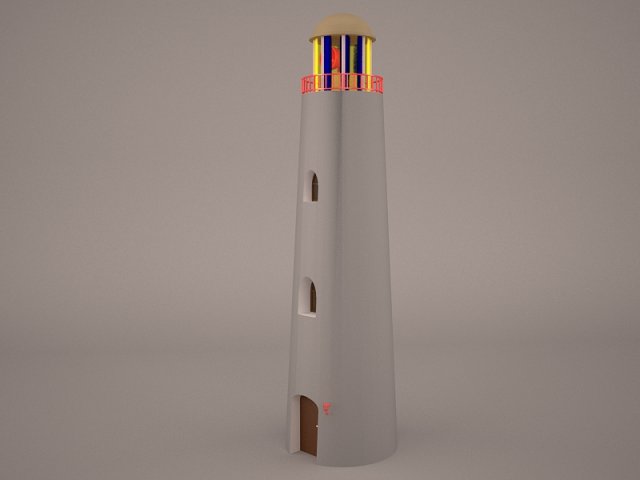 Lighthouse 1 3D Model