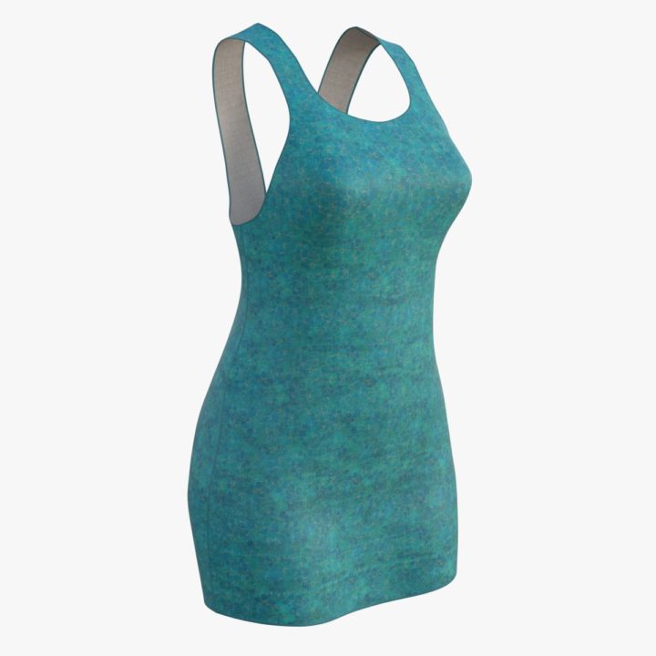 3D Dress 3 3D Model