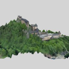3D Orava Castle model 3D Model