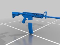 CM16/M4 GAME MODEL LOW POLY NON firing 3D Print Model