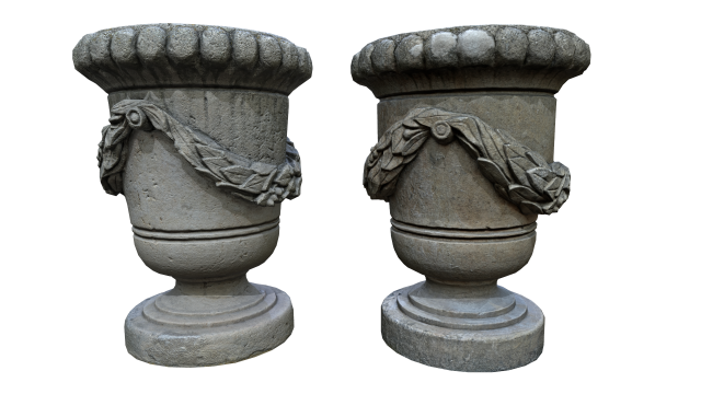 Park Stone Vases 3D Model