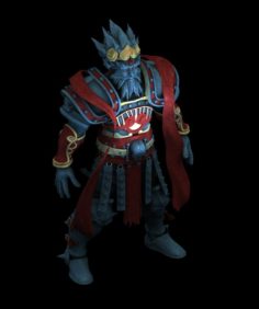 Tombs – General Statue 01 3D Model