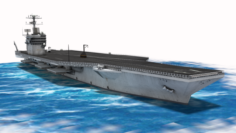 USS George Washington Aircraft Carrier CVN-73 3D Model