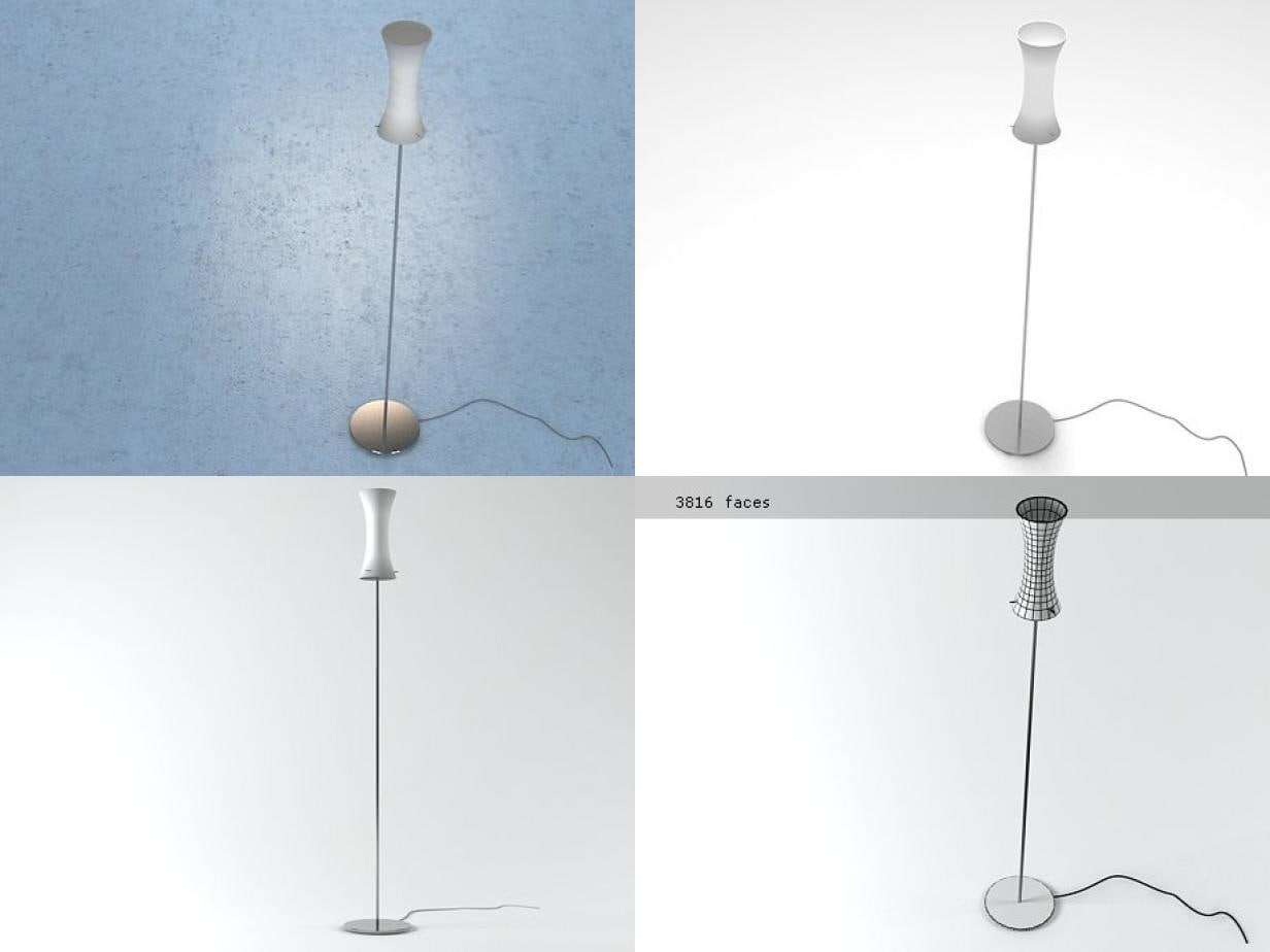 Sax Floor Lamp 3D Model