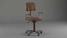 Old Office Chair 3D Model