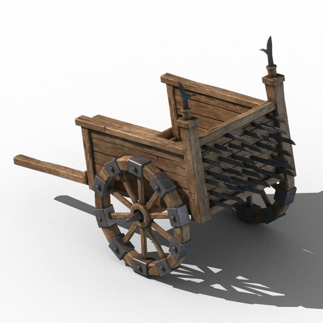 Barracks – War – Car 01 3D Model