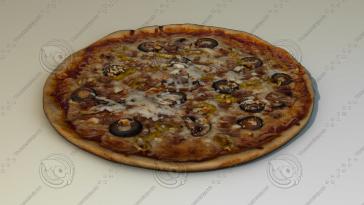 Pizza 07 3D Model