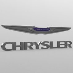 Chrysler logo 3D Model