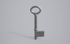 Steel Key – PBR 3D Model