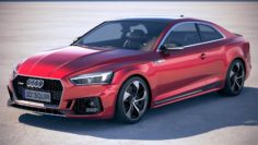 Audi RS5 Coupe 2018 3D 3D Model