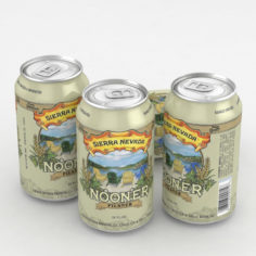 Beer Can Sierra Nevada Nooner Pilsner  12fl oz 3D Model