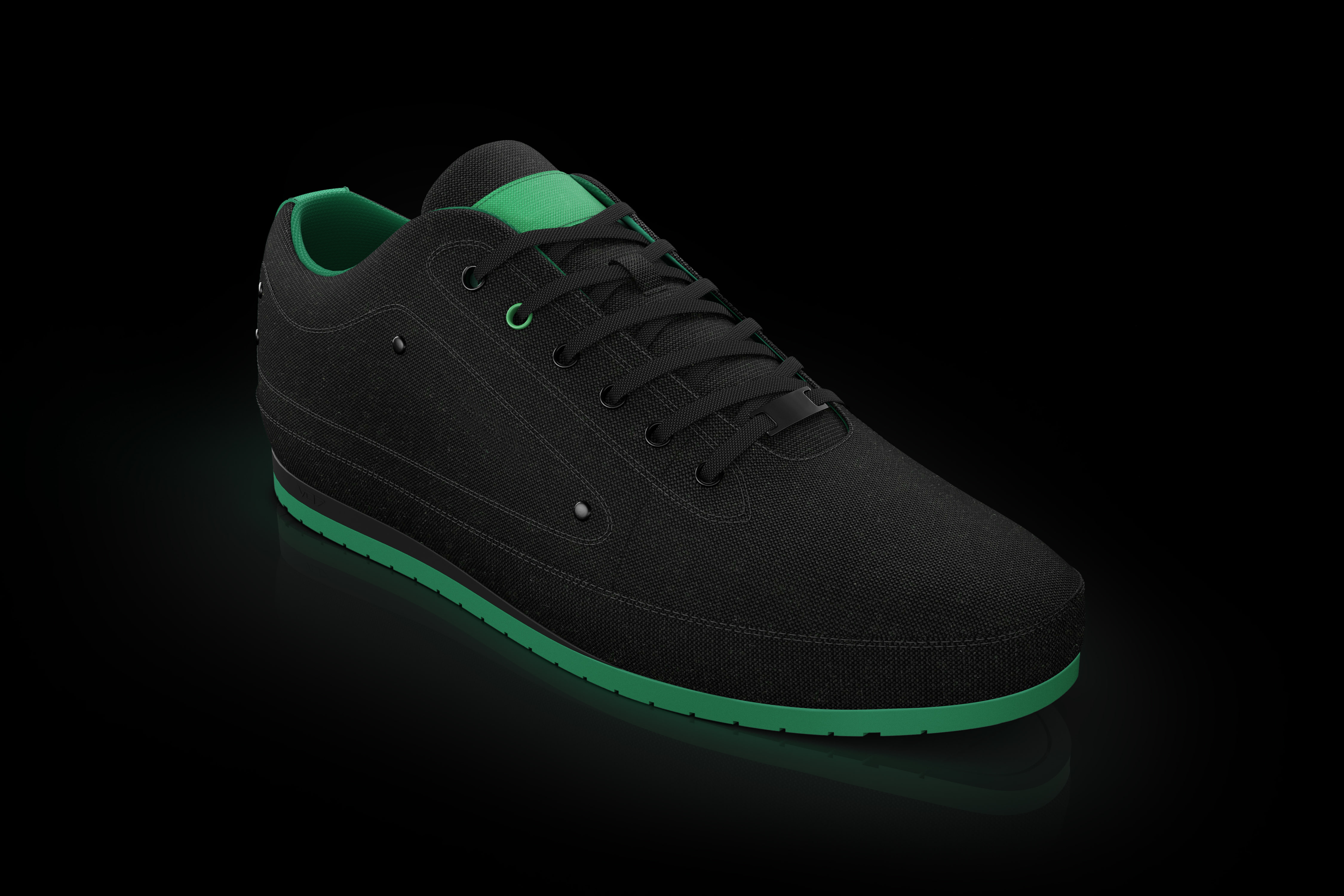 Shoes Sneakers Fabric 3D Model