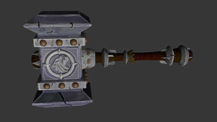 Doom Hammer 3D Model