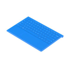 Surface Keyboard Bent 3D Model